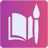 Book & Brush Logo