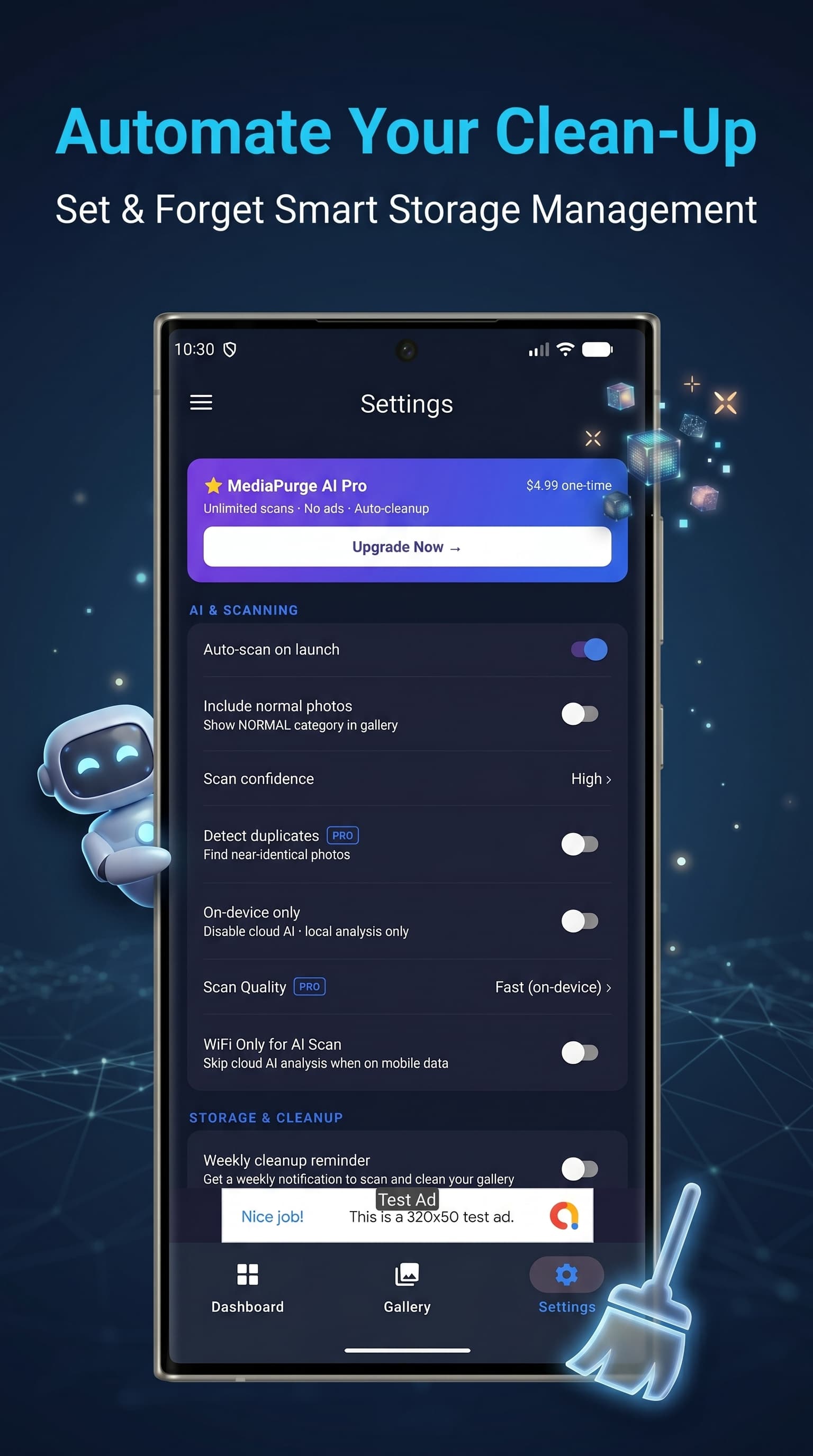 AI Insight — Gemini analysis report card