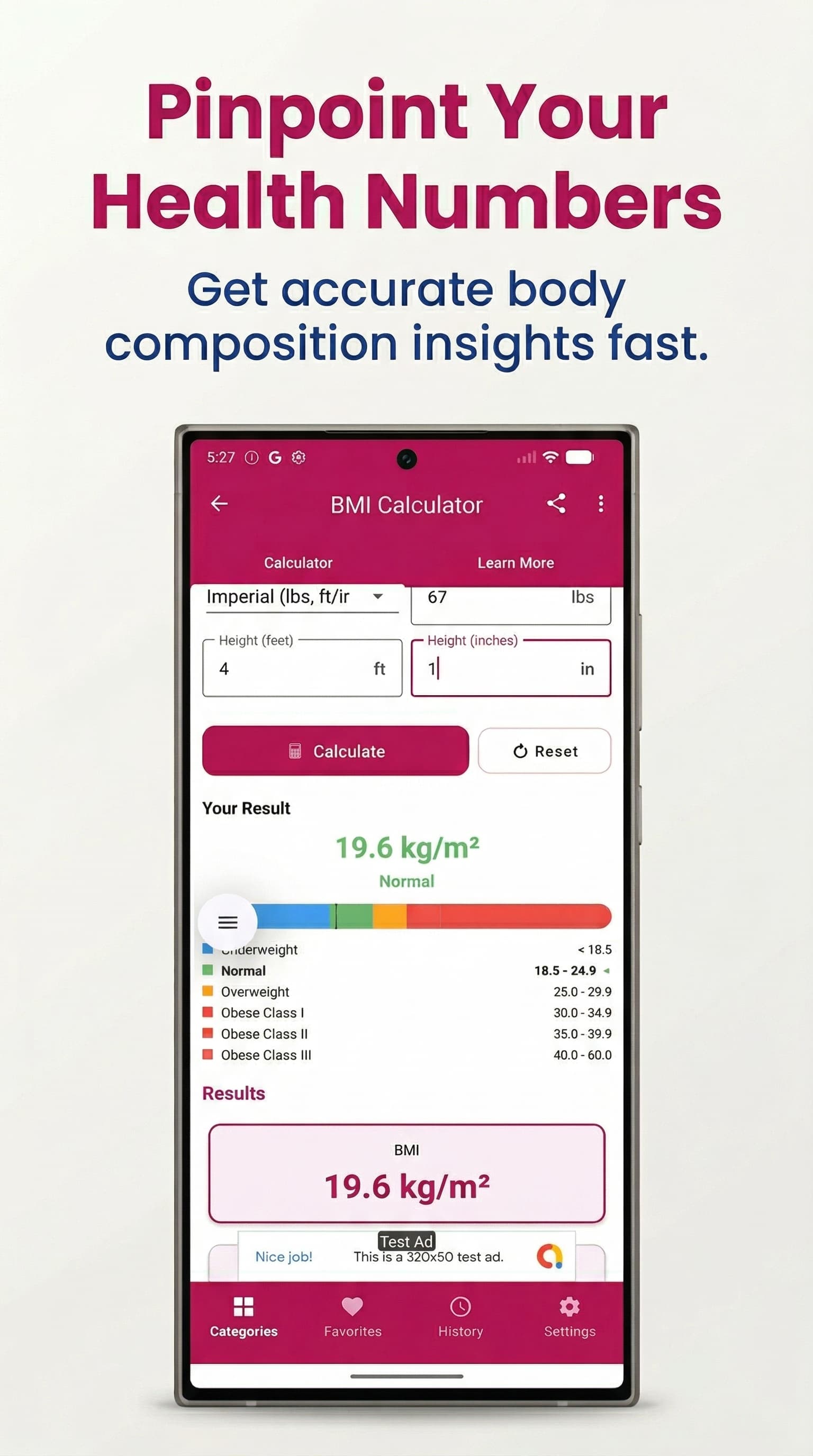 Calculators — Pinpoint Your Health Numbers